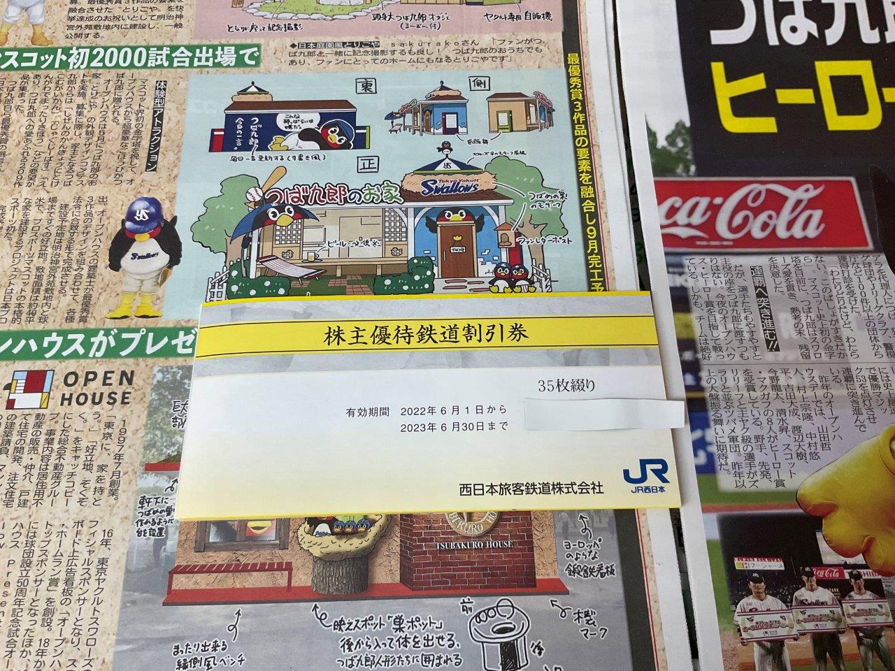 JR西日本 株主優待鉄道割引券 – 水道橋の金券、チケットショップ【T-1】
