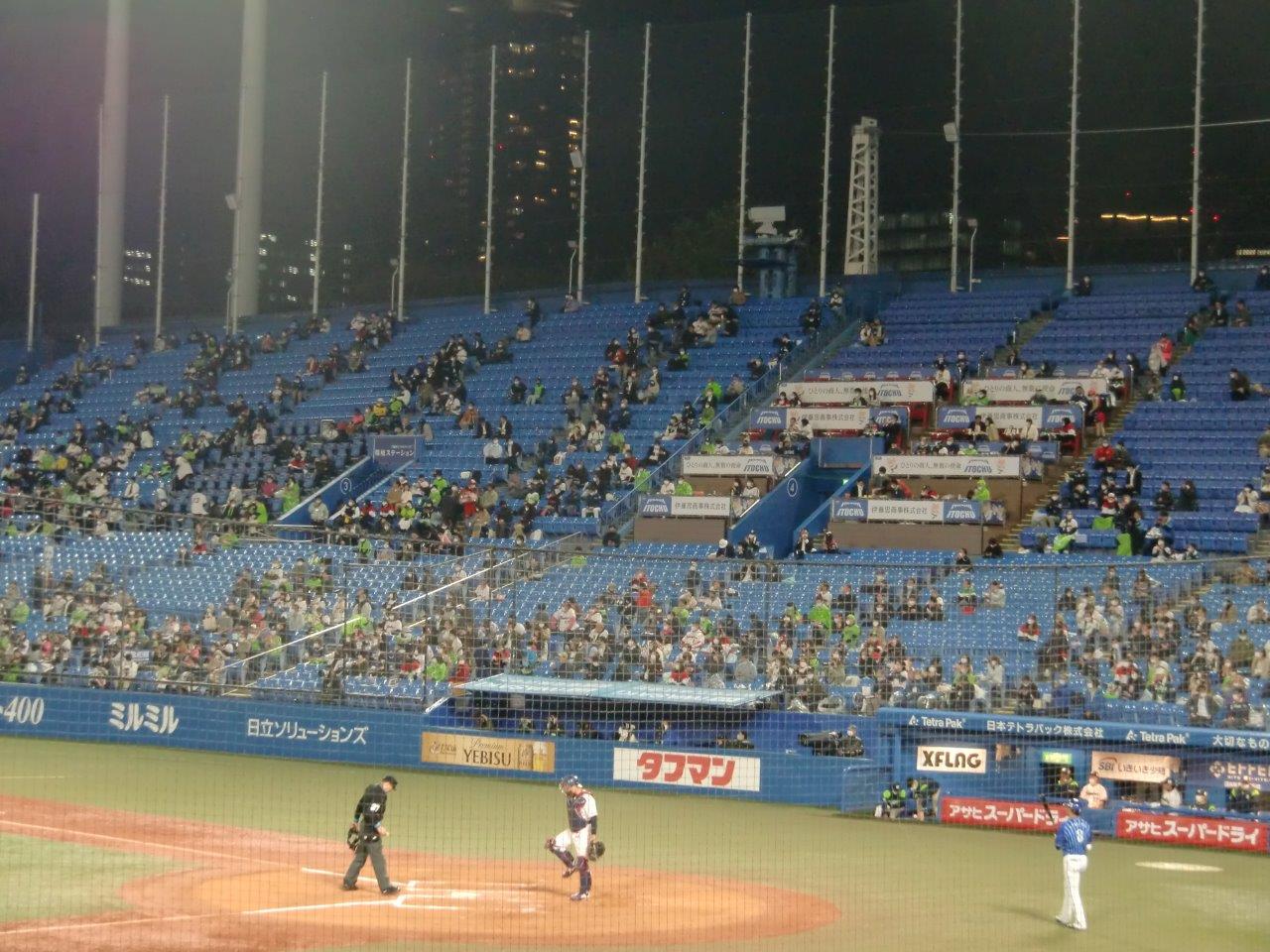 10/10（日）18時　東京ヤクルト対阪神　明治神宮野球場　2021年セ・リーグ公式戦の画像