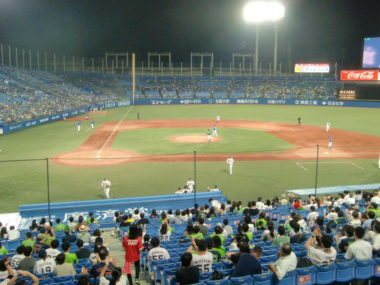 5/24（火）18時　東京ヤクルト対北海道日本ハム　セパ交流戦　2022　明治神宮野球場の画像