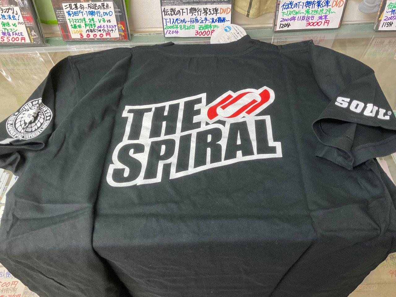 新日本プロレス30周年　THE SPIRALｘSOULコラボTシャツ、ハッスルTシャツ、マイク・バートンTシャツ