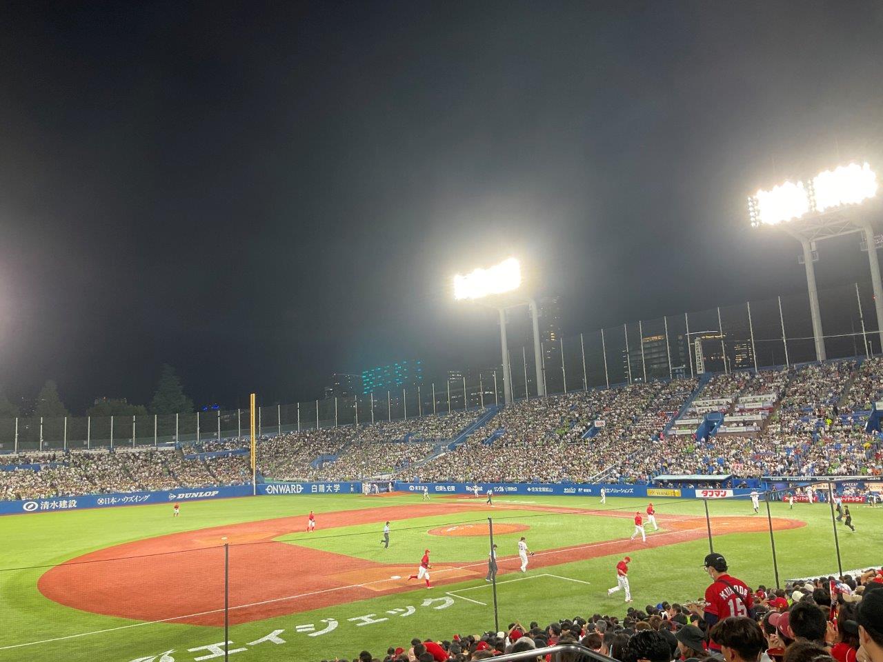 9/13（水）18時　東京ヤクルト対広島　明治神宮野球場　セ・リーグ公式戦　2023の画像