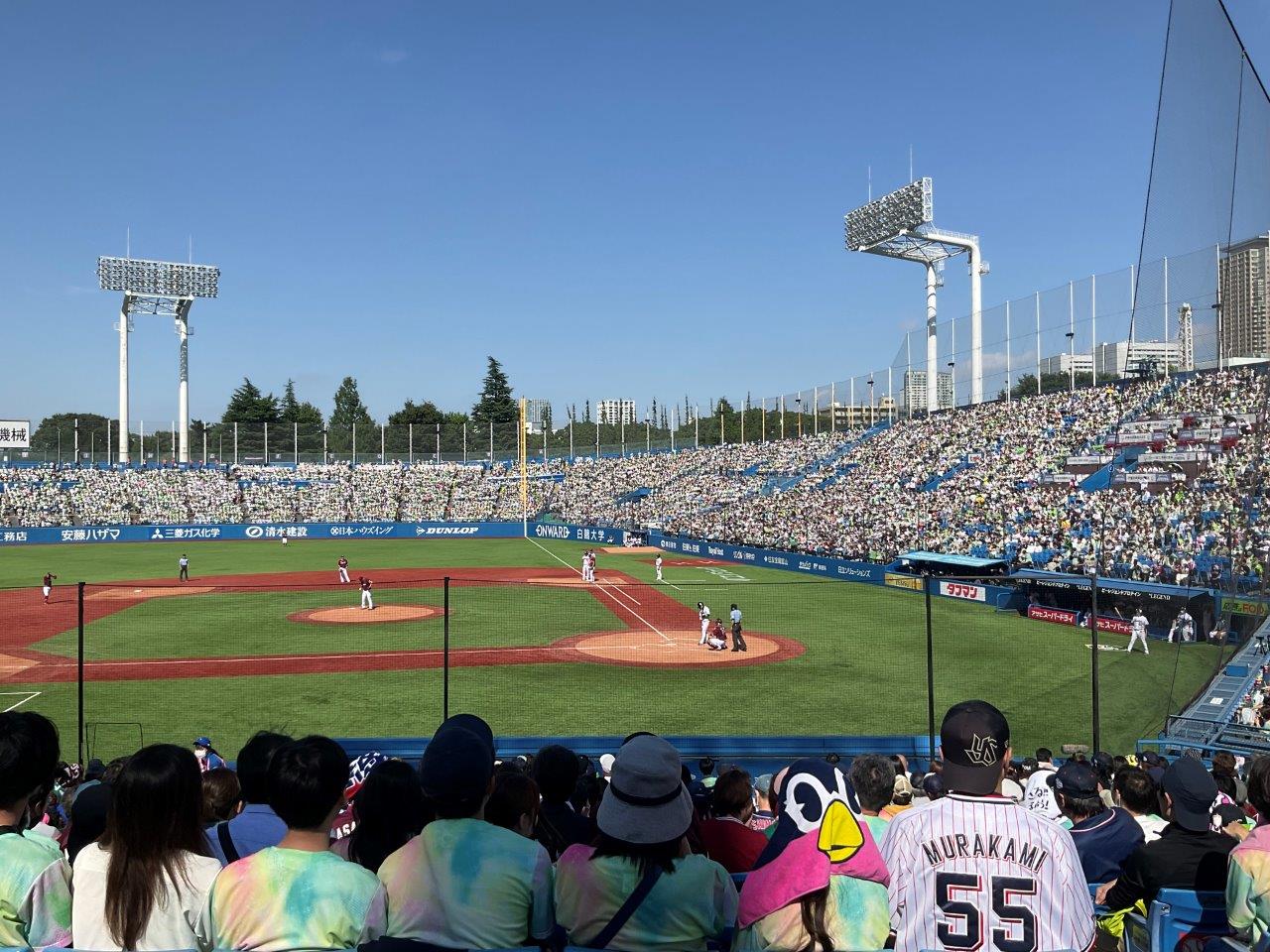 9/21（木）18時　東京ヤクルト対中日　明治神宮野球場　2023　応燕感謝シリーズ　完売の画像